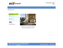Tablet Screenshot of bcdhotels.bcdtravel.com